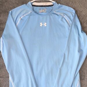 Under Armour Light Blue Long Sleeve Athletic Tee